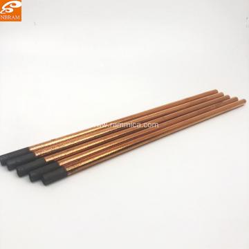 Industry Copper Coated Welding Carbon Graphite Rods 10mm
