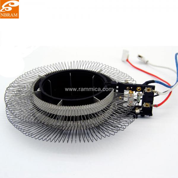 Customized Fan Heater Parts Round Wire Mica