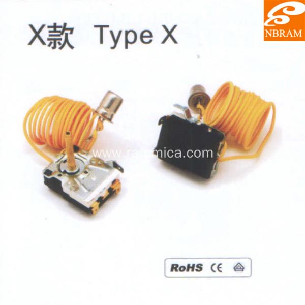 Type X Stainless Steel Capillary Thermostat
