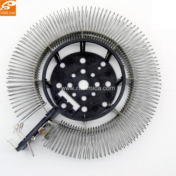 Customized Fan Heater Parts Round Wire Mica